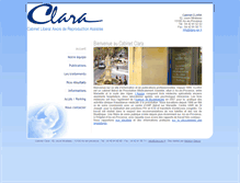Tablet Screenshot of clara-aix.fr